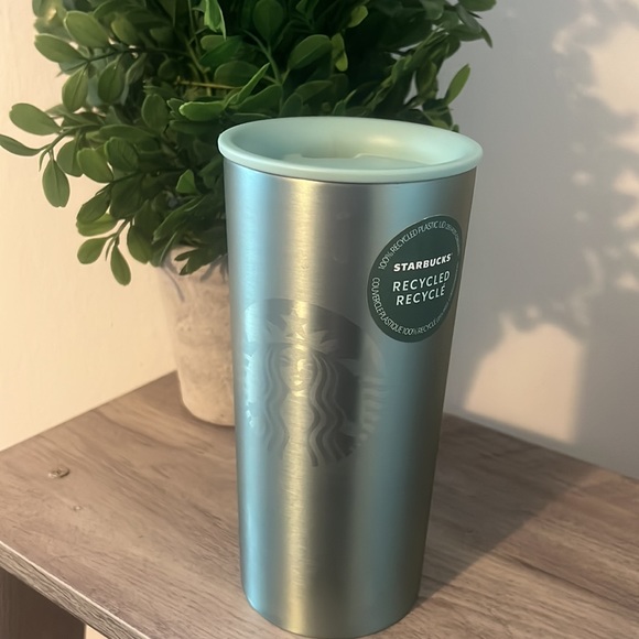 Starbucks 2021 metal recycled lid hot beverage cup - Picture 2 of 7